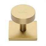 Disc Cabinet Knob With Square Backplate