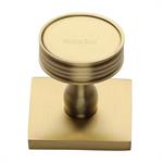 Venetian Cabinet Knob with Square Backplate