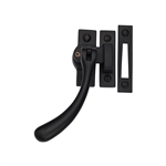 Lockable Casement Window Fastener Ball Design  in Matt Black