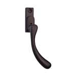 Lockable Right-Handed Espagnolette Handle Ball Design in Matt Bronze