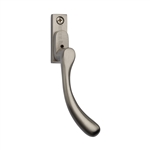 Lockable Right-Handed Espagnolette Handle Ball Design in Satin Nickel