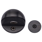 Heritage Brass Round Shielded Magnetic Door Stop in Matt Bronze
