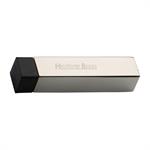 Square Wall Mounted Door Stop in Polished Nickel Finish
