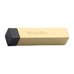 Square Wall Mounted Door Stop in Satin Brass