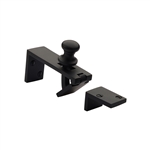 Heritage Brass Counter Flap Catch in Matt Black