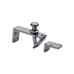 Heritage Brass Counter Flap Catch in Polished Chrome
