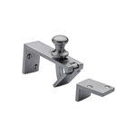 Heritage Brass Counter Flap Catch in Satin Chrome