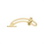 Quadrant Stay in Satin Brass