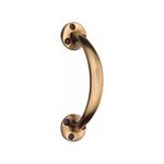 Door Pull Handle in Antique Brass