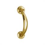 Door Pull Handle in Polished Brass