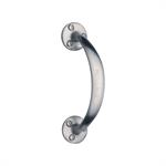 Door Pull Handle in Satin Chrome