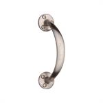 Door Pull Handle in Satin Nickel