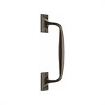 Door Pull Handle Offset in Matt Bronze