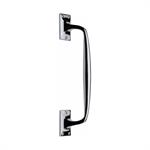 Door Pull Handle Offset in Polished Chrome