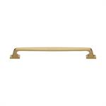 Durham Door Pull Handle in Satin Brass