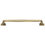 Durham Door Pull Handle in Antique Brass