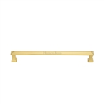 Pyramid Door Pull Handle in Satin Brass