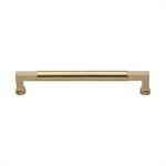 Bauhaus Door Pull Handle in Satin Brass