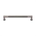 Bauhaus Door Pull Handle in Satin Nickel