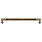 Bauhaus Door Pull Handle in Antique Brass