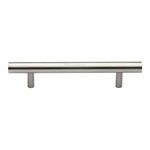 Bar Door Pull Handle in Satin Nickel