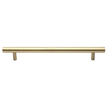 Bar Door Pull Handle in Satin Brass