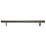 Bar Door Pull Handle in Satin Nickel