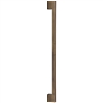 Metro Door Pull Handle in Antique Brass