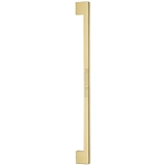 Metro Door Pull Handle in Polished Brass