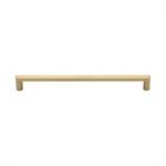 Hexagonal Door Pull Handle in Satin Brass