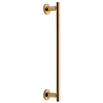 Classic Door Pull Handle in Polished Brass