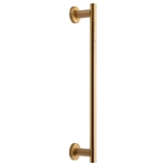 Classic Door Pull Handle in Satin Brass