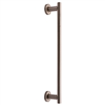 Classic Door Pull Handle in Satin Nickel