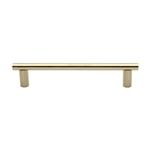 Round Bar Door Pull Handle - V2059 in Polished Brass