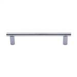 Round Bar Door Pull Handle - V2059 in Polished Chrome