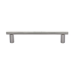 Round Bar Door Pull Handle - V2059 in Satin Nickel