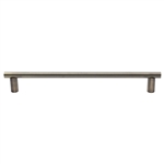 Round Bar Door Pull Handle - V2059 in Antique Brass