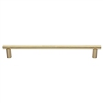 Round Bar Door Pull Handle - V2059 in Satin Brass