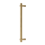 Industrial Door Pull Handle in Satin Brass