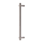 Industrial Door Pull Handle in Satin Nickel
