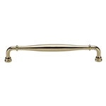 Henley Traditional Door Pull in Polished Brass