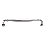 Henley Traditional Door Pull in Polished Nickel Finish