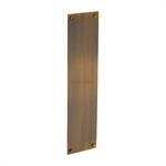 Flat Fingerplate in Antique Brass