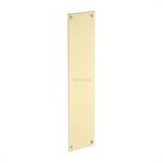 Flat Fingerplate in Satin Brass