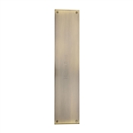 Flat Fingerplate in Antique Brass