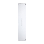 Flat Fingerplate in Polished Chrome