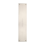 Flat Fingerplate in Satin Nickel