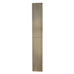 Flat Fingerplate in Antique Brass