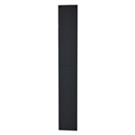 Flat Fingerplate in Matt Black