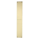 Flat Fingerplate in Polished Brass